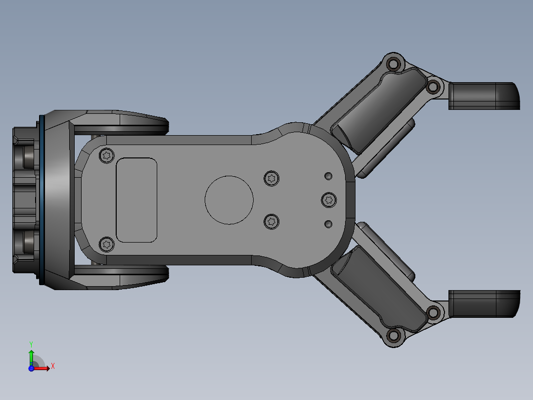 机械手（多连杆4）前视图
