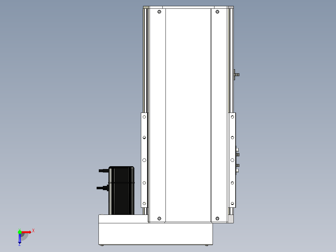 Toyo东佑达直线模组-ETH22-200-BR-400W俯视图