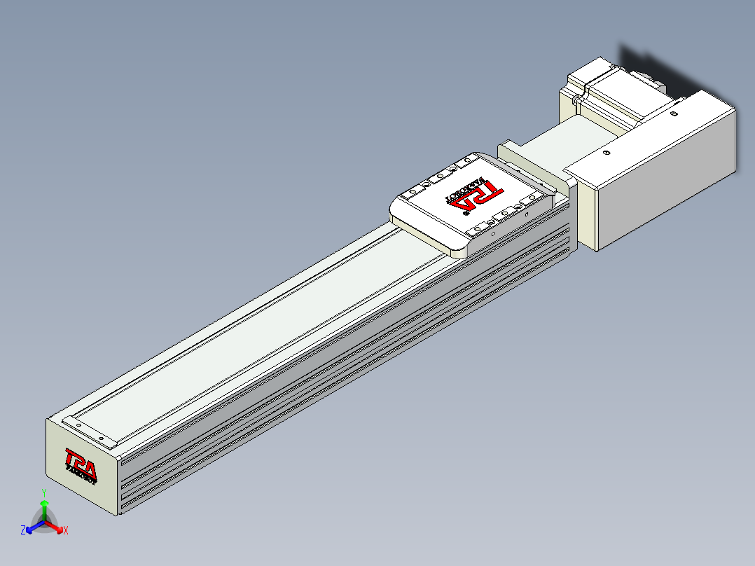 同步带全封闭直线模组TPA-HCB-85D-90-L350-ML-Y-P20-N3主视图
