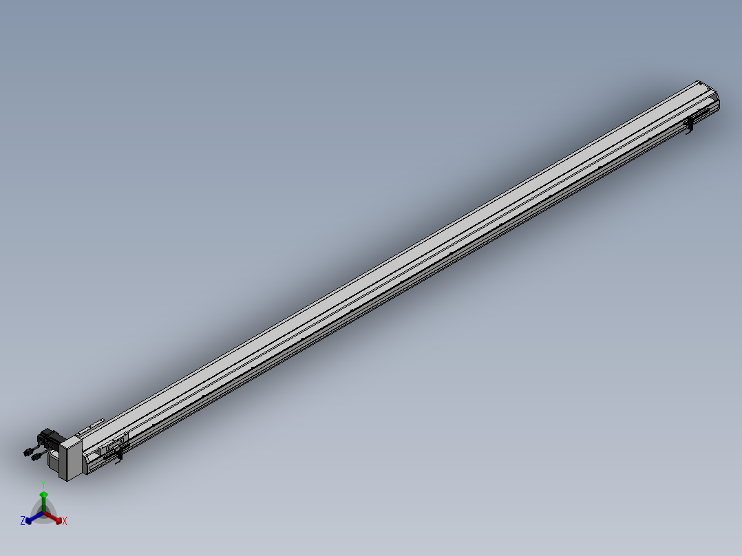 精密模组MT100-L78-2300-RU-M10-C4正等轴测图