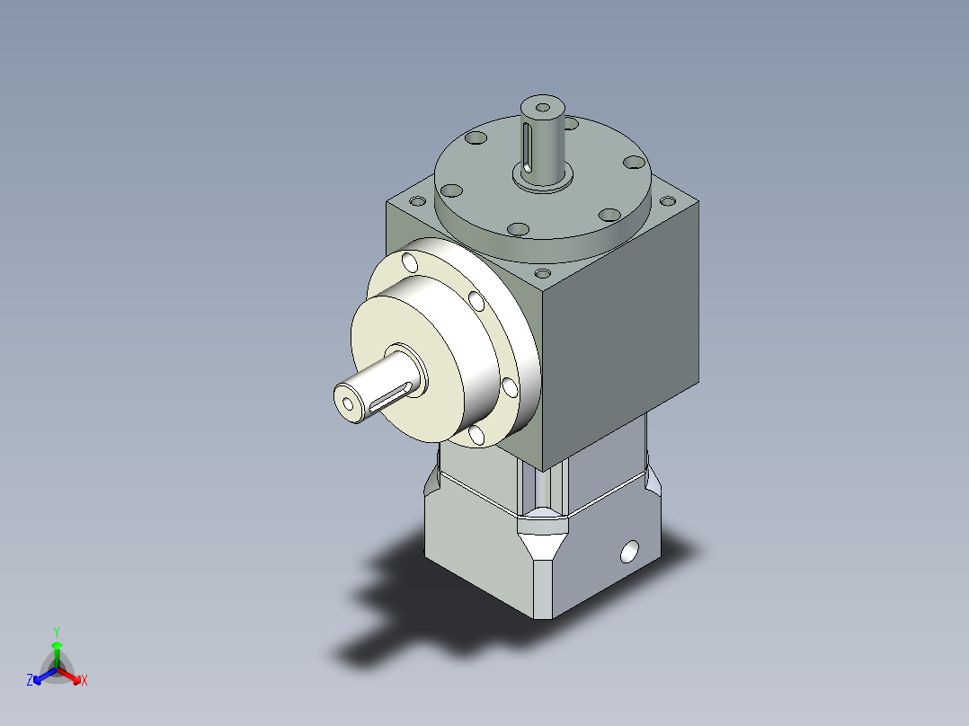 换向器PW110（垂直输出）PGH90-L1 19-70-90-M6.stp主视图