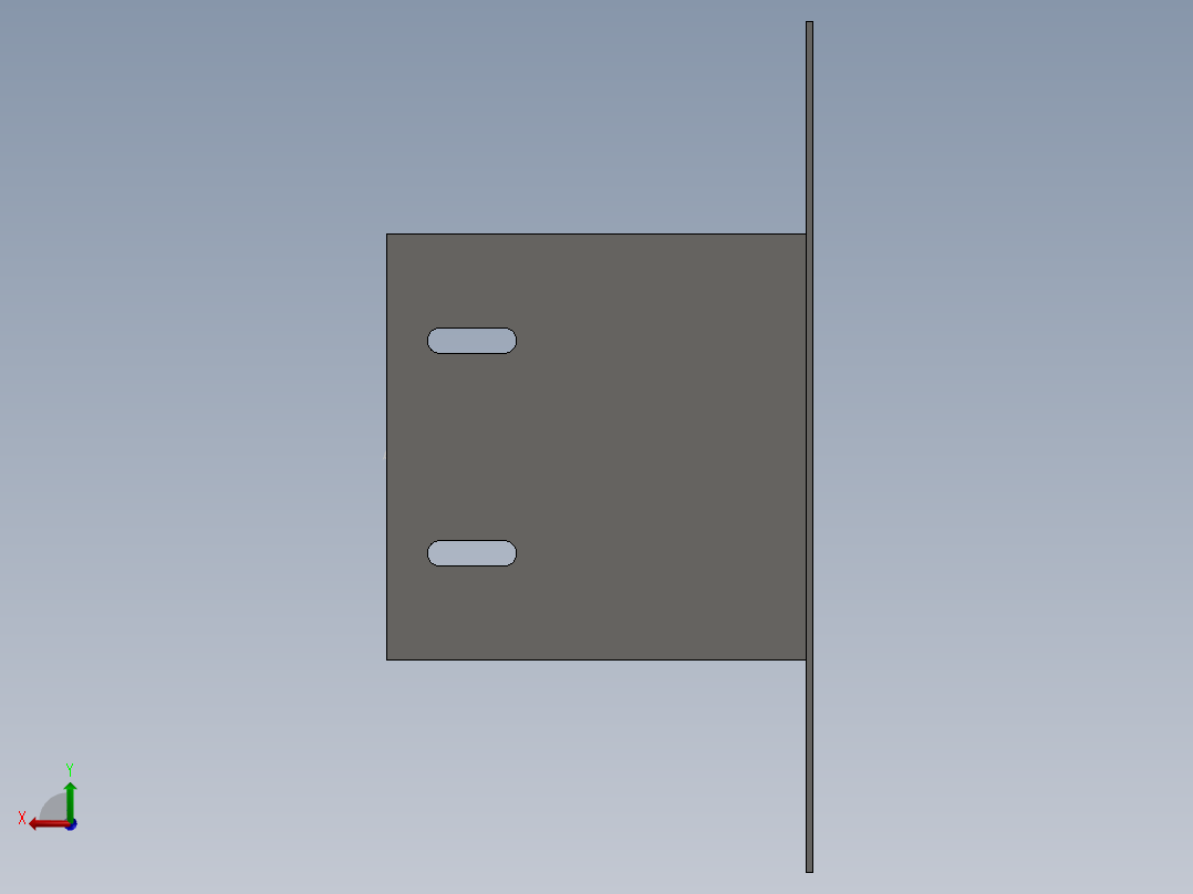 cable duct starting flange后视图