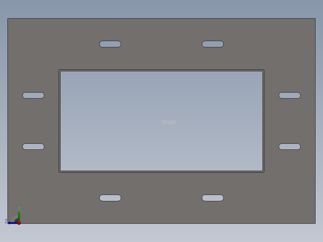 cable duct starting flange右视图