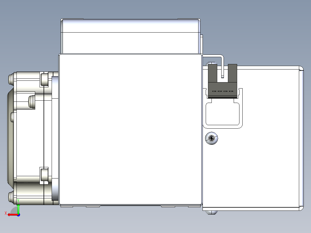 威洛博LB.GB同步带传动--欧规系列LB6A-L65-S2500-BR后视图
