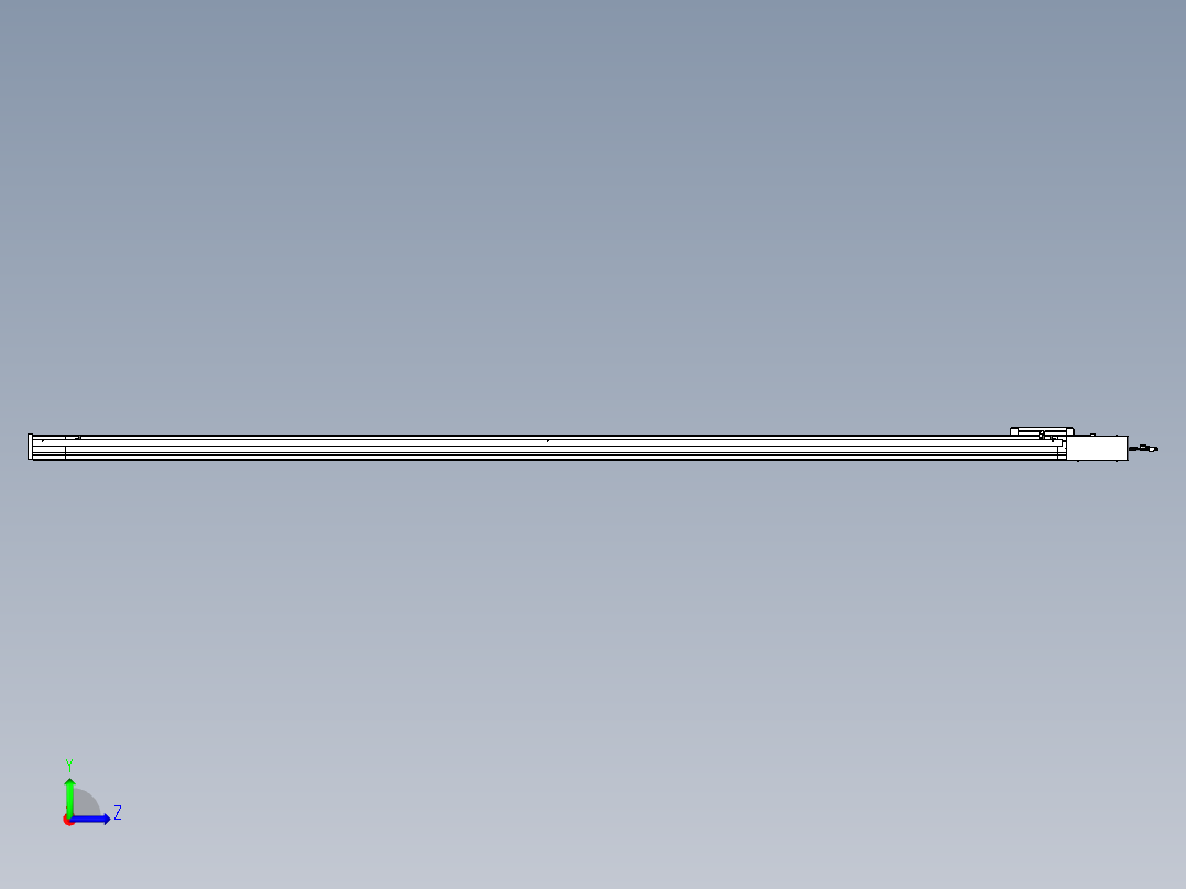 威洛博LB.GB同步带传动--欧规系列LB6A-L65-S2500-BR左视图