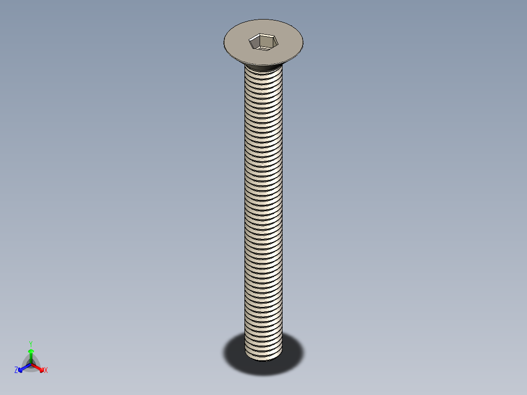 Screw_ISO_10642_M8x80_A2.STEP主视图