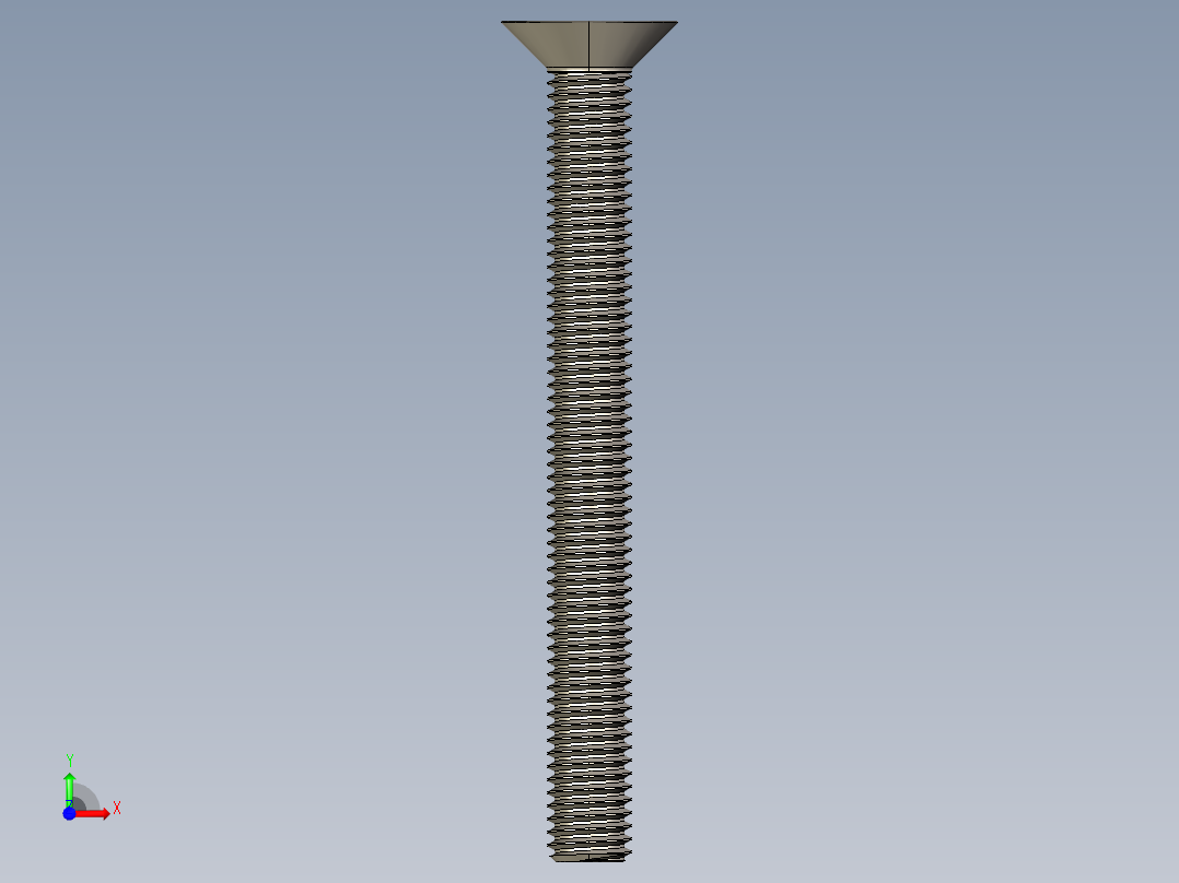 Screw_ISO_10642_M8x80_A2.STEP前视图