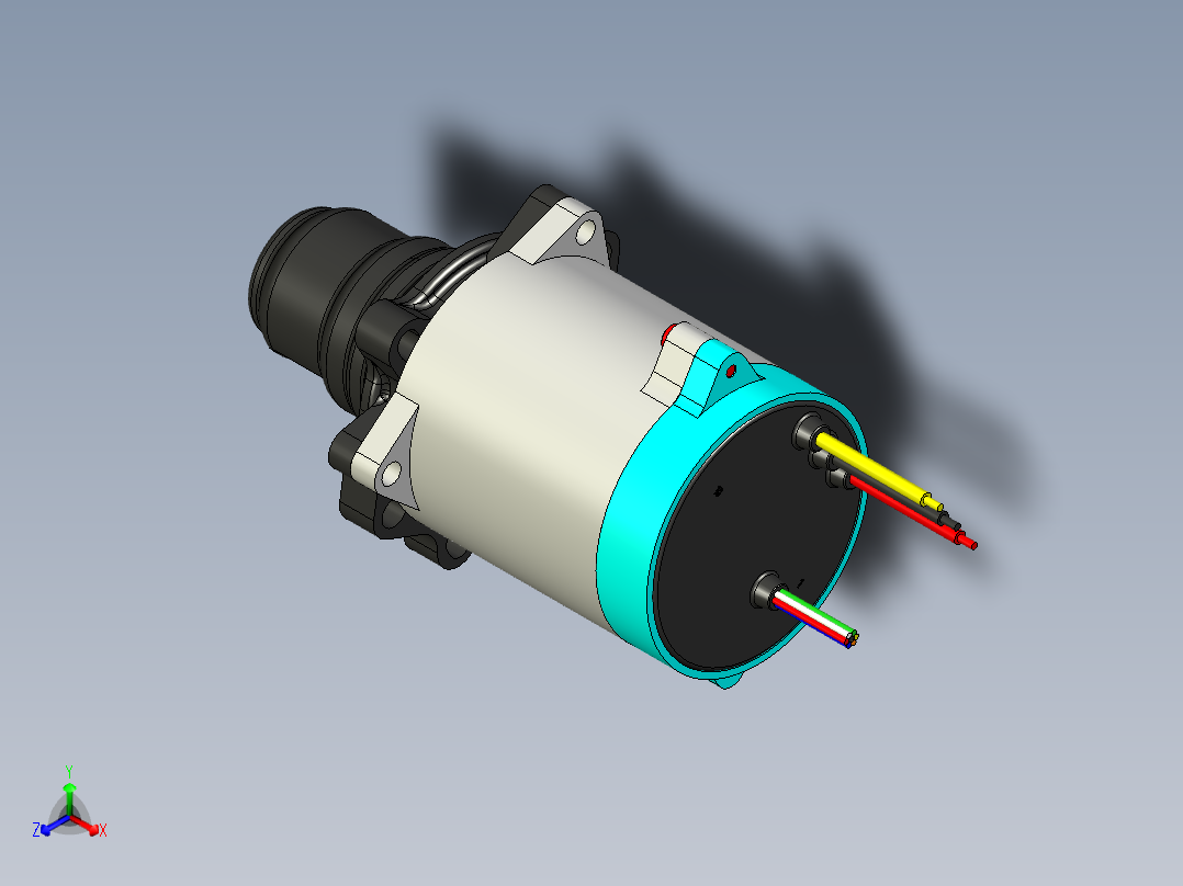 catia电机主视图
