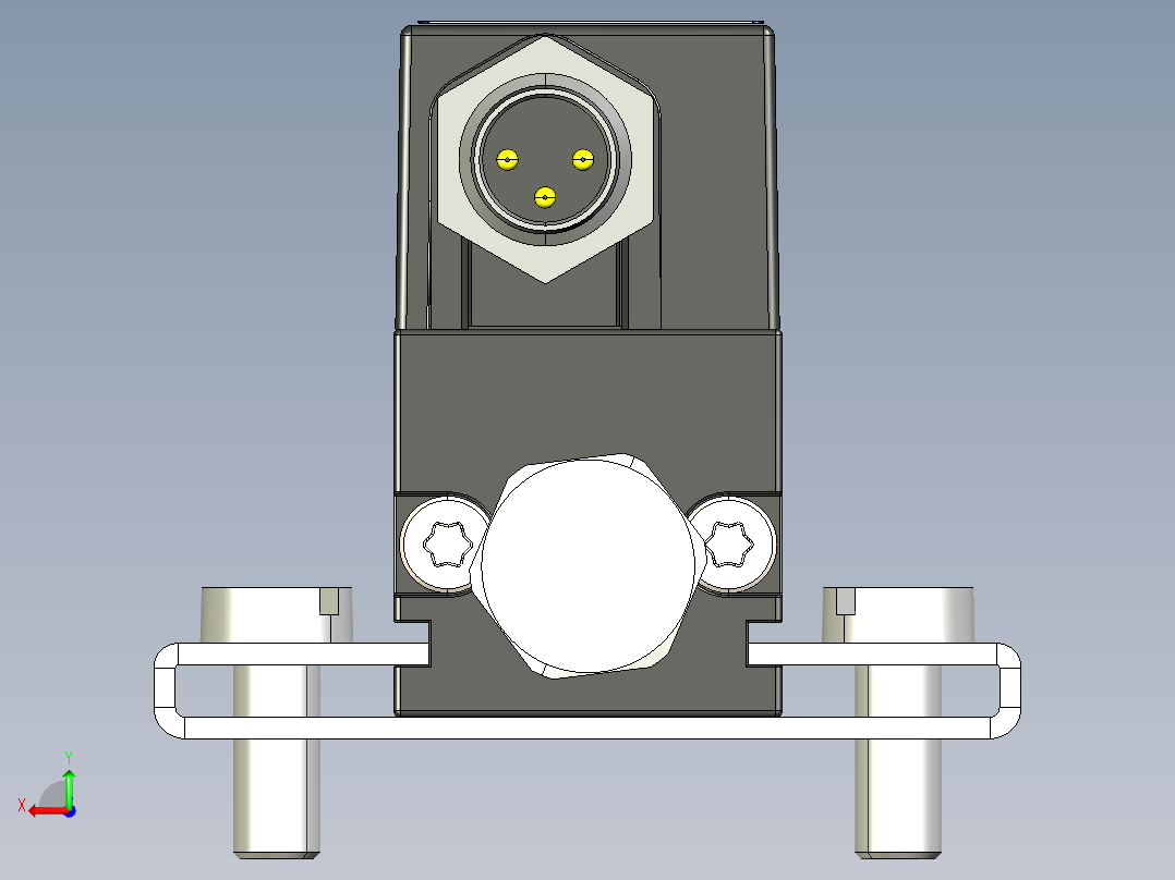 NOVOTECHNIK直线位移传感器TE1 - 系列 - 带复位弹簧后视图