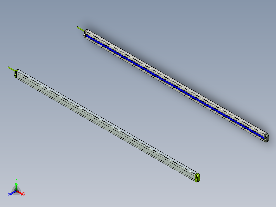 安全_区域传感器H2TLP4020_3D正等轴测图