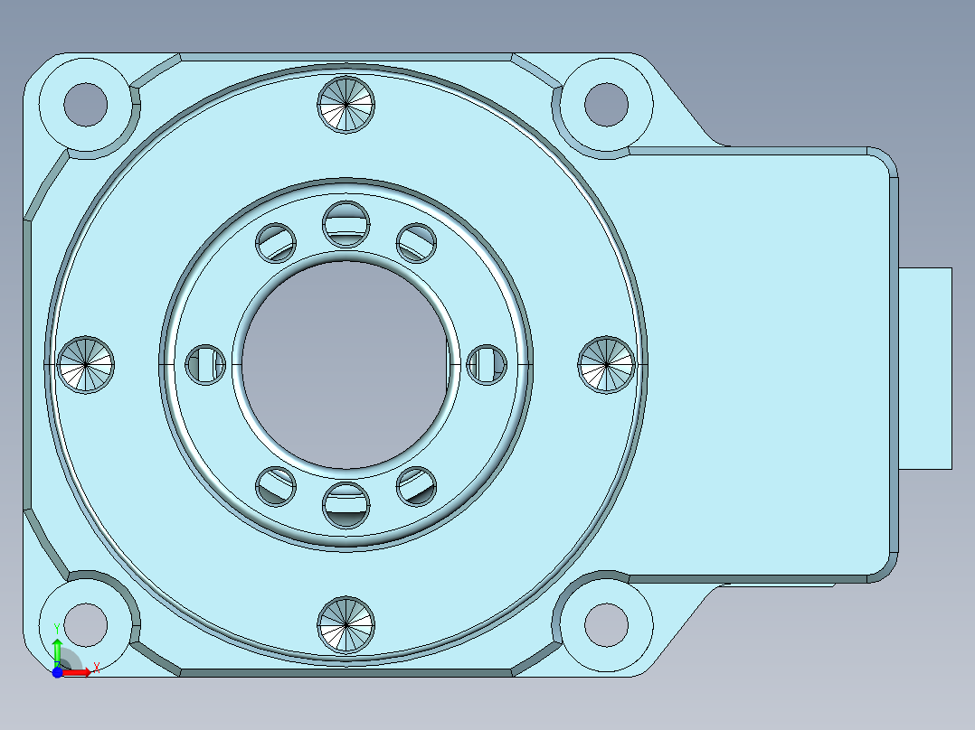 中空旋转平台GSB60-05K-OS ==774670==20前视图