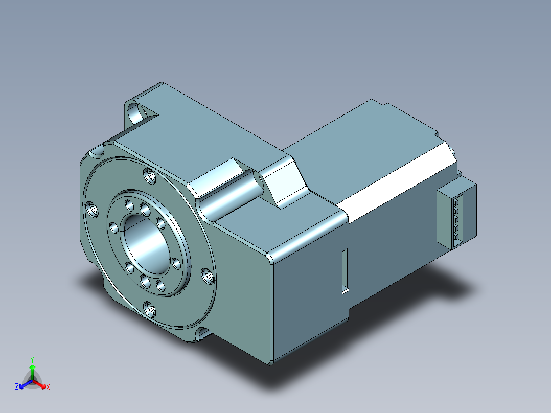 中空旋转平台GSB60-05K-OS ==774670==20正等轴测图