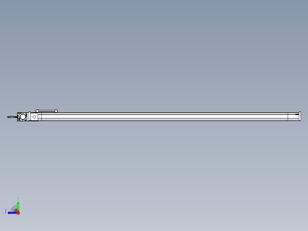 威洛博LB.GB同步带传动--欧规系列LB6A-L65-S1800-BR右视图