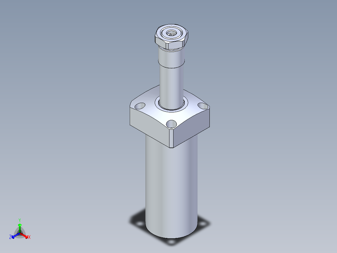 KOSMEKLHA0550-SL-Q40多系列多零件图纸模型主视图