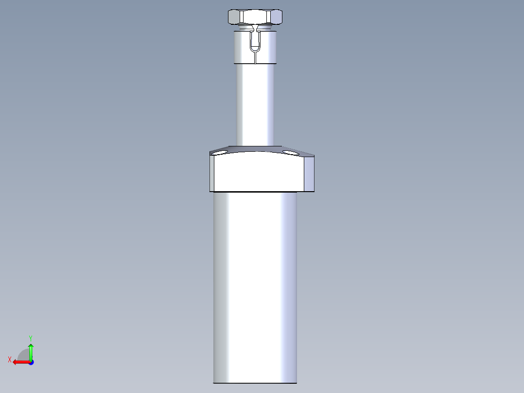 KOSMEKLHA0550-SL-Q40多系列多零件图纸模型后视图