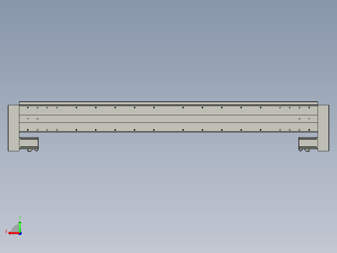 威洛博双电机滑台-VF14D2-S500-BLR-P40-C6后视图