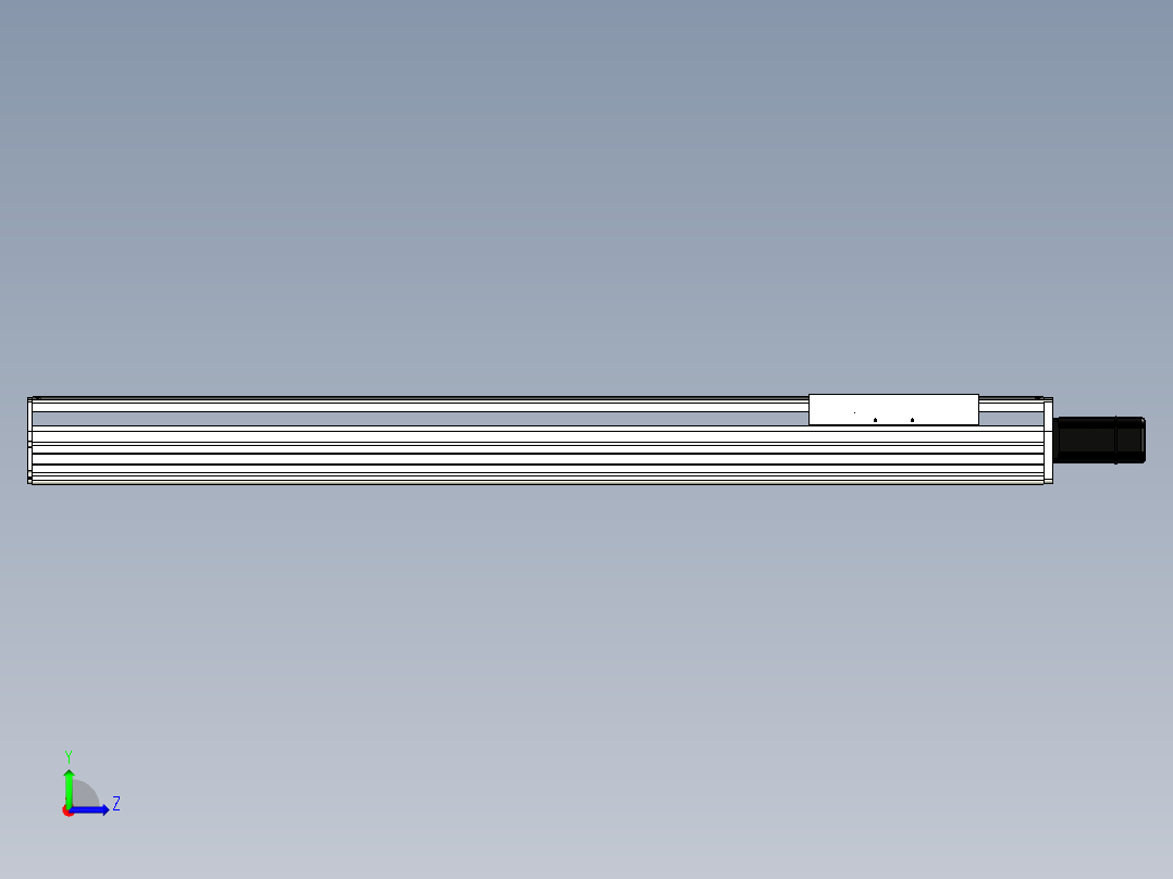 Toyo东佑达直线模组-ETH22-1000-BC-400W左视图