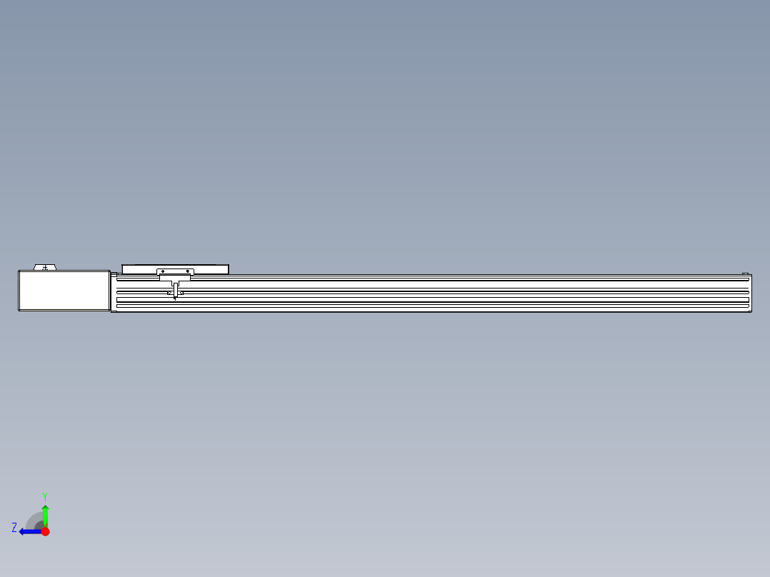 同步带全封闭直线模组TPA-HCB-120D-90-L800-MR-Y-P40-N3右视图