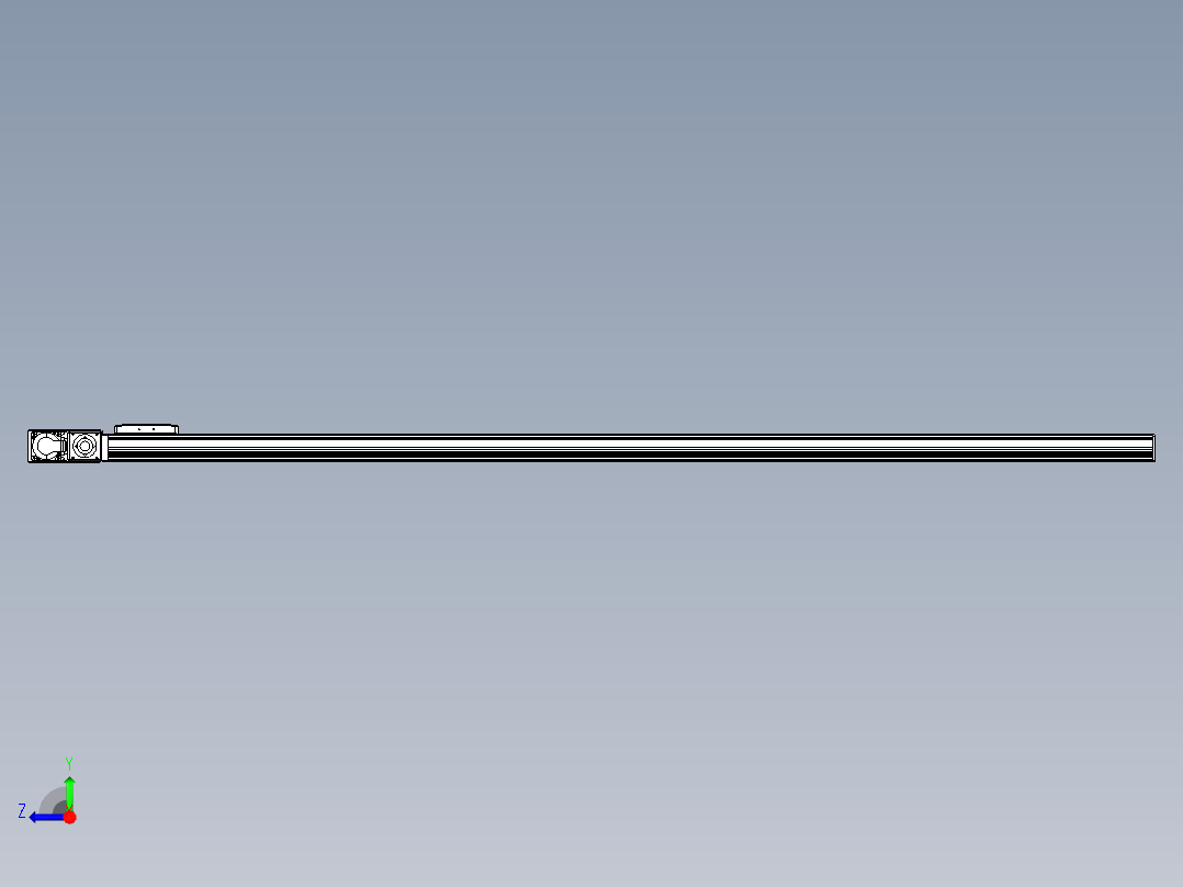同步带全封闭直线模组TPA-HCB-105D-90-L1950-ML-C-P20-N3右视图