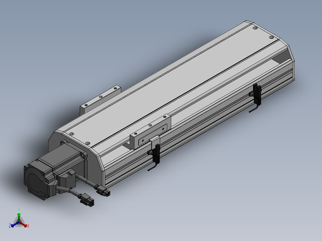 精密模组MY130-T10-250L-BC-P20B-C4-C正等轴测图