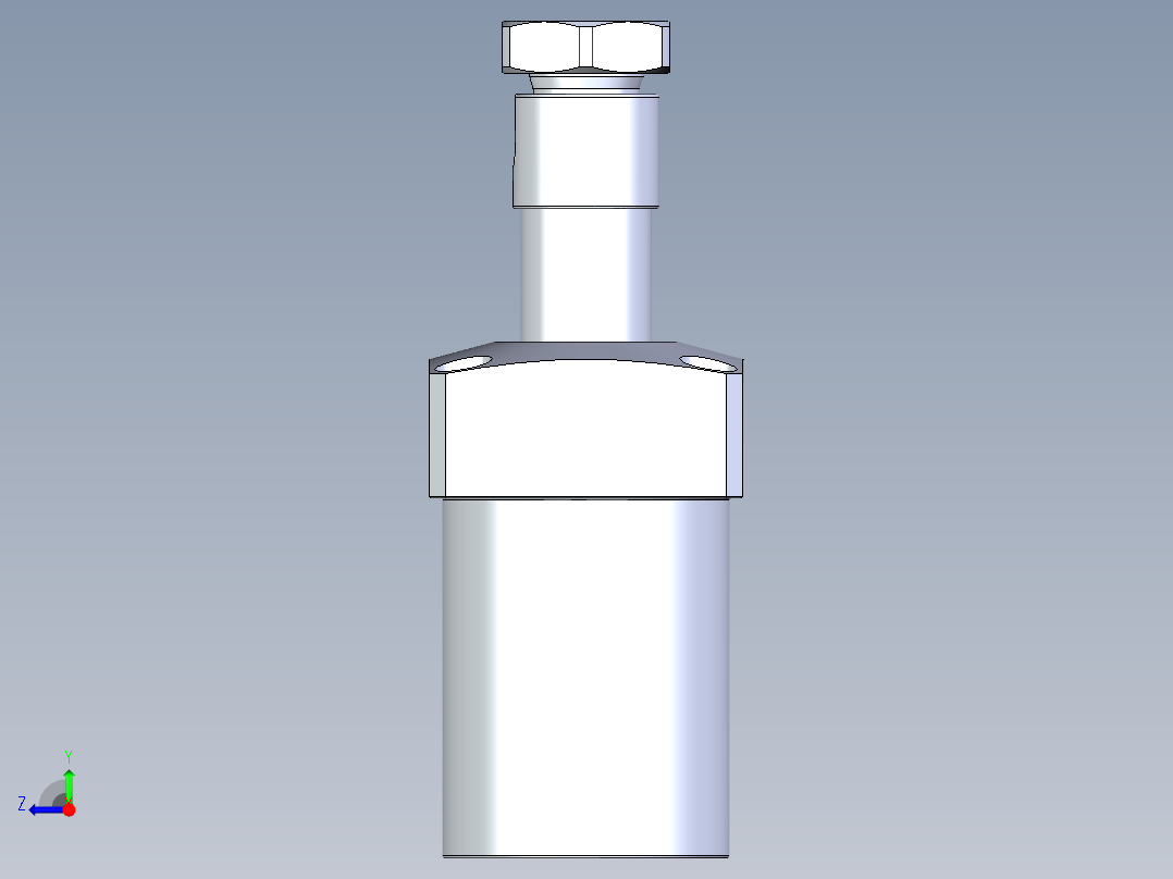 KOSMEKLHA0550-CR-Q15多系列多零件图纸模型右视图