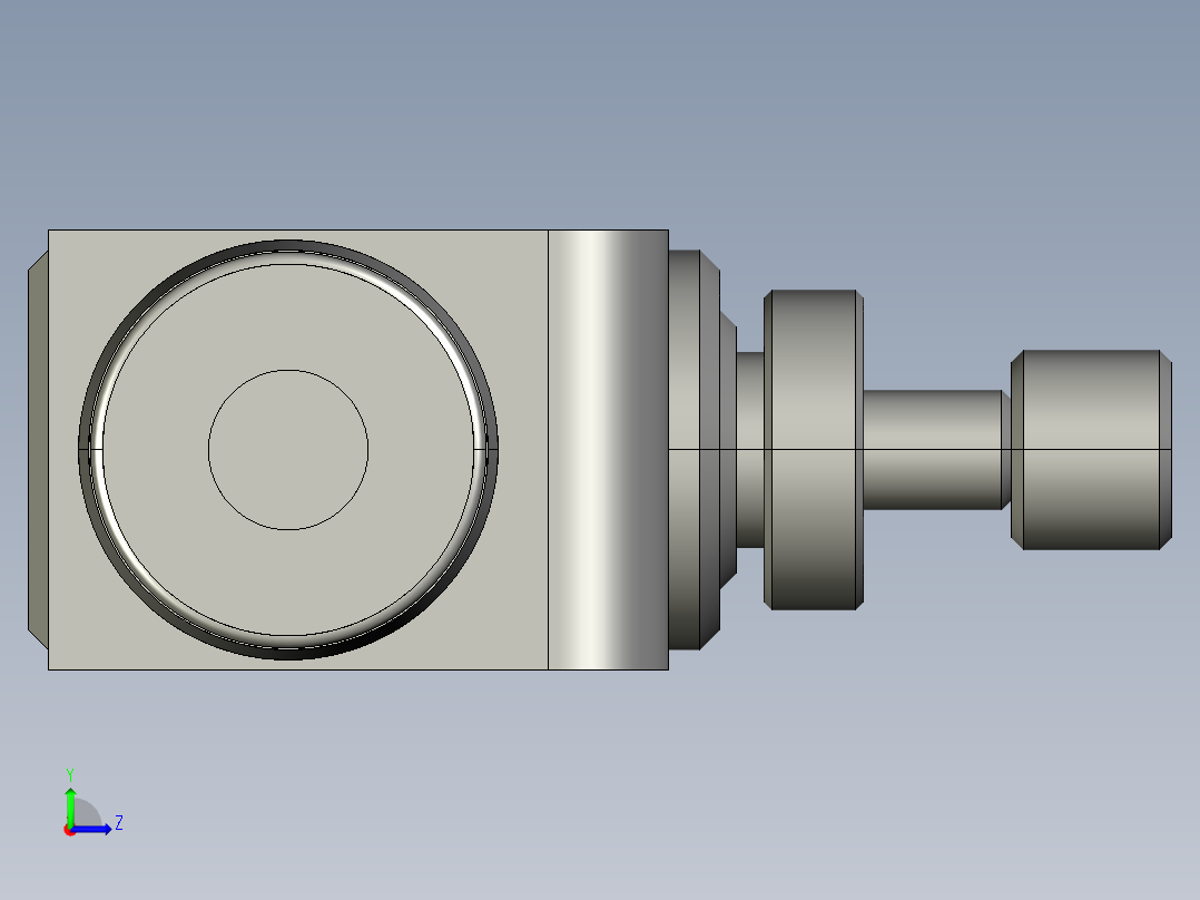 基恩士OP-82133_kc图纸模型左视图