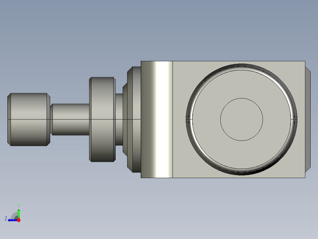 基恩士OP-82133_kc图纸模型右视图