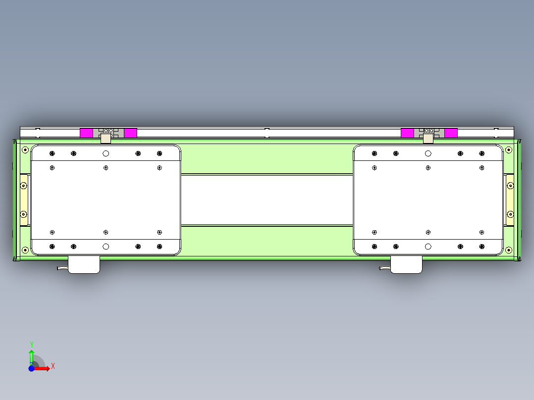 威洛博LC系列3d模型模组2LC17E2Y-S200前视图