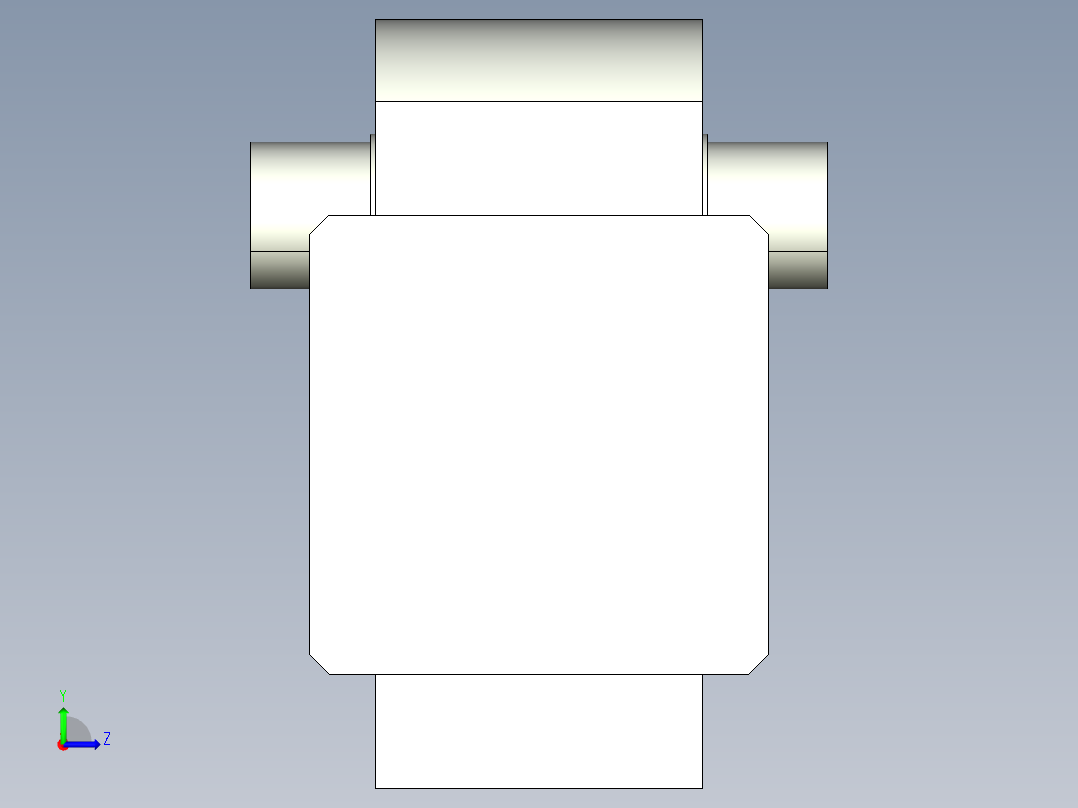 德克斯TUNKERS气缸数模KS_125_2_A00_T12_105GRAD左视图