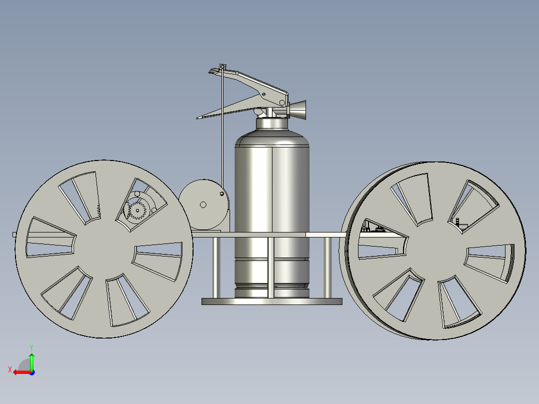 智能灭火小车设计 842437===三维通用格式+截图后视图