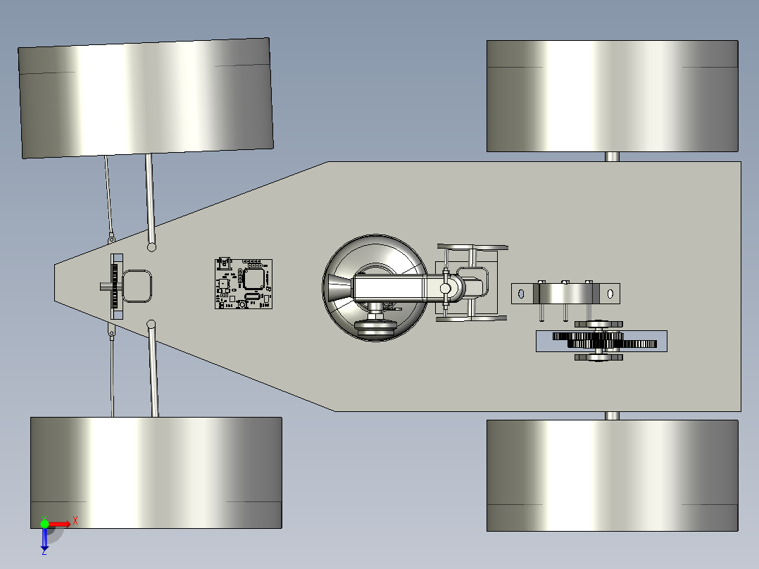 智能灭火小车设计 842437===三维通用格式+截图俯视图