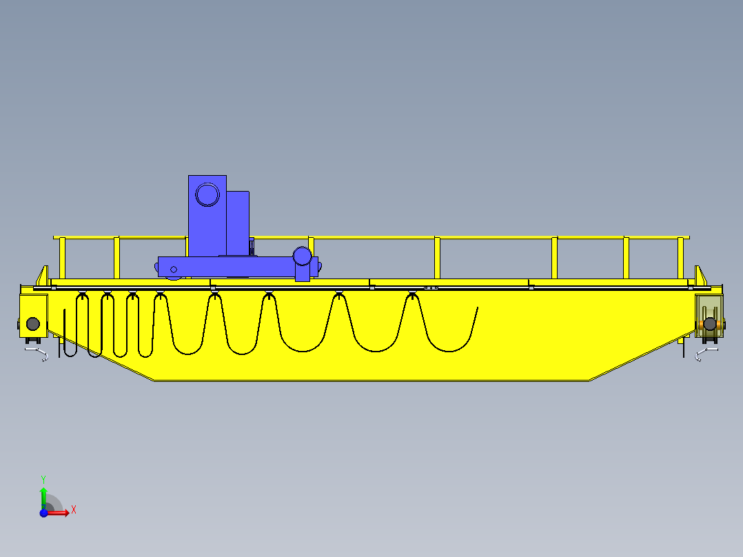 15吨行车前视图