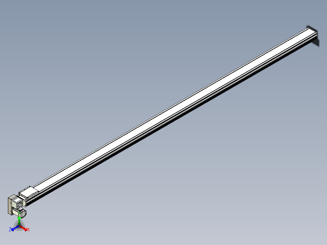 同步带全封闭直线模组TPA-HCB-105D-90-L3000-LP-C-P20-N3主视图