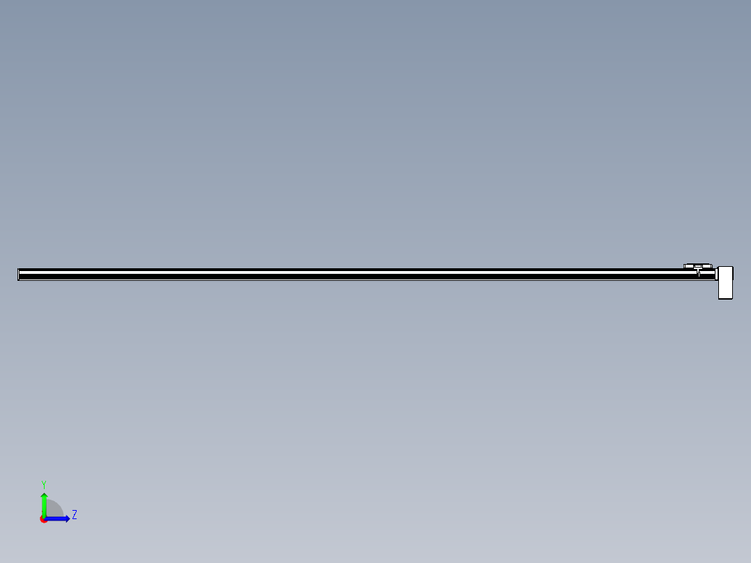 同步带全封闭直线模组TPA-HCB-105D-90-L3000-LP-C-P20-N3左视图