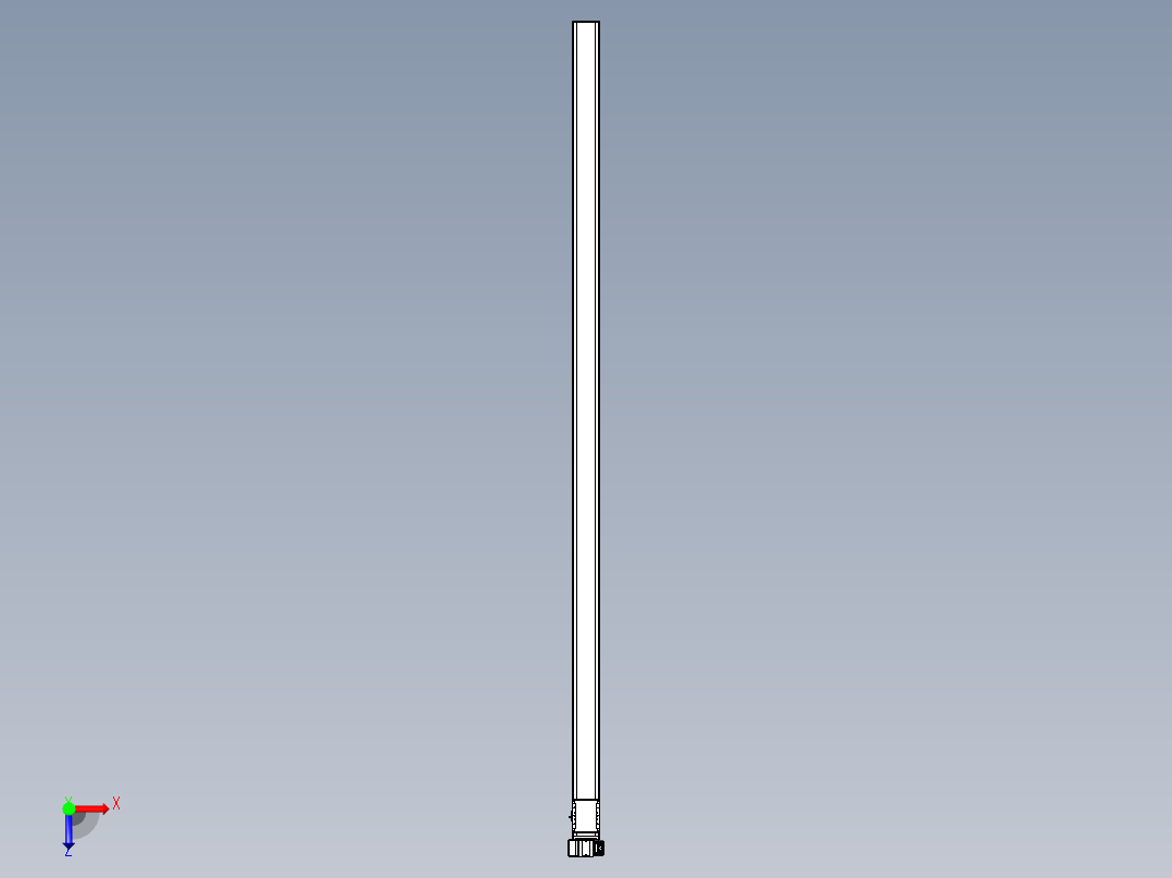 同步带全封闭直线模组TPA-HCB-105D-90-L3000-LP-C-P20-N3俯视图