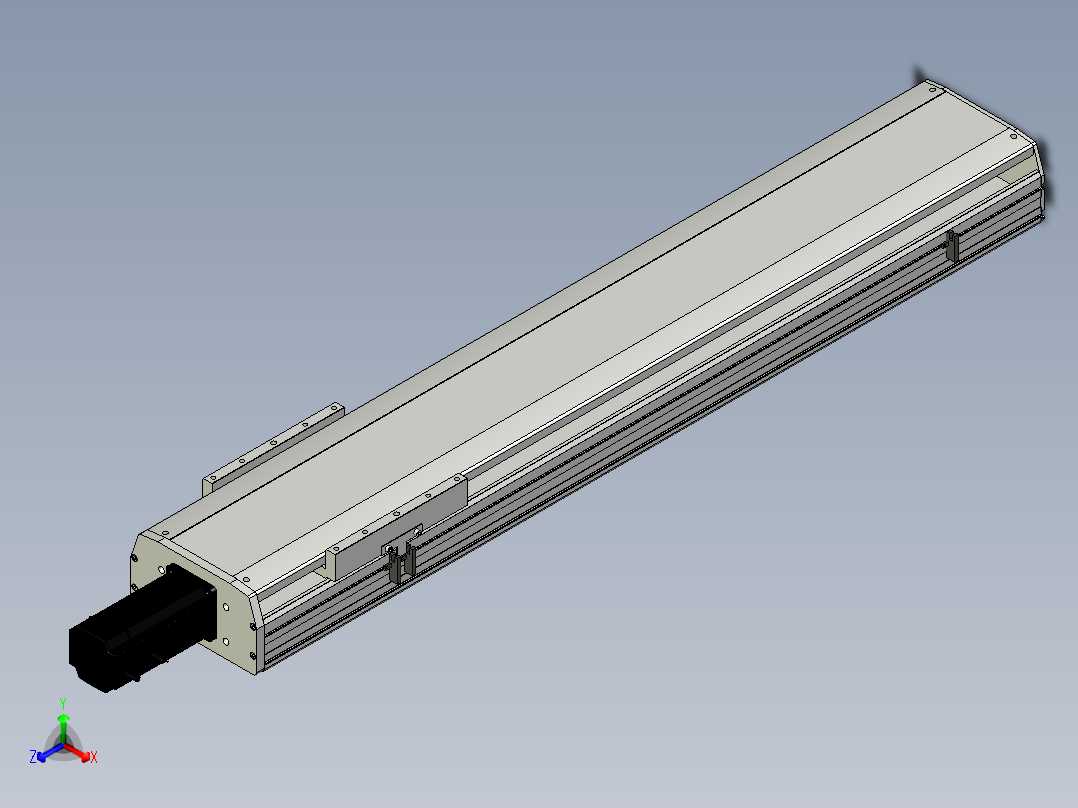 Toyo东佑达直线模组-ETH22-950-BC-750W+煞車正等轴测图