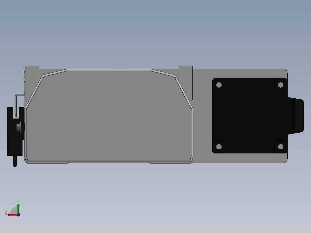 精密模组MY140-T10-400L-BR-P40B-C4-C后视图