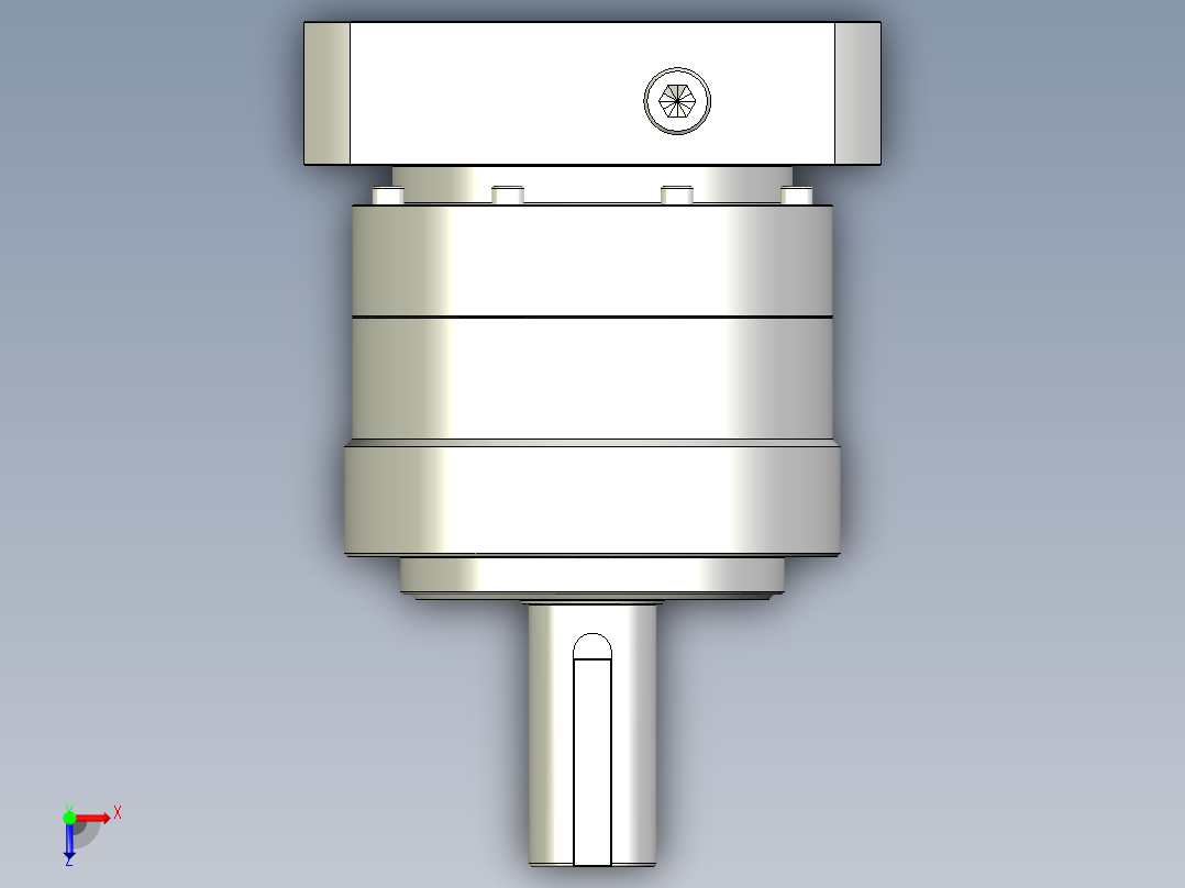 多摩川行星减速机TL-155-L1-35KA35(45度)俯视图