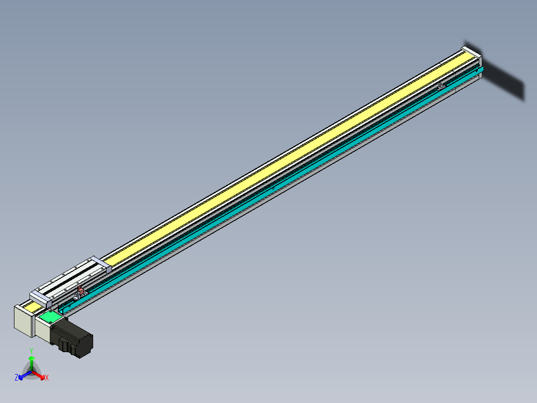欧规系列-LB6-L130-C-S1300-BL-P40-D3正等轴测图