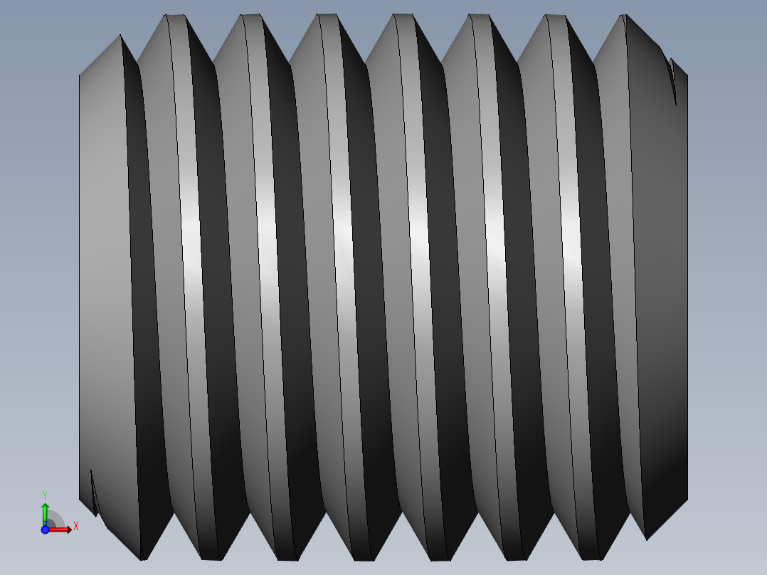 DIN 913-ISO 4026 固定螺钉-M18 L=20.SLDPRT前视图