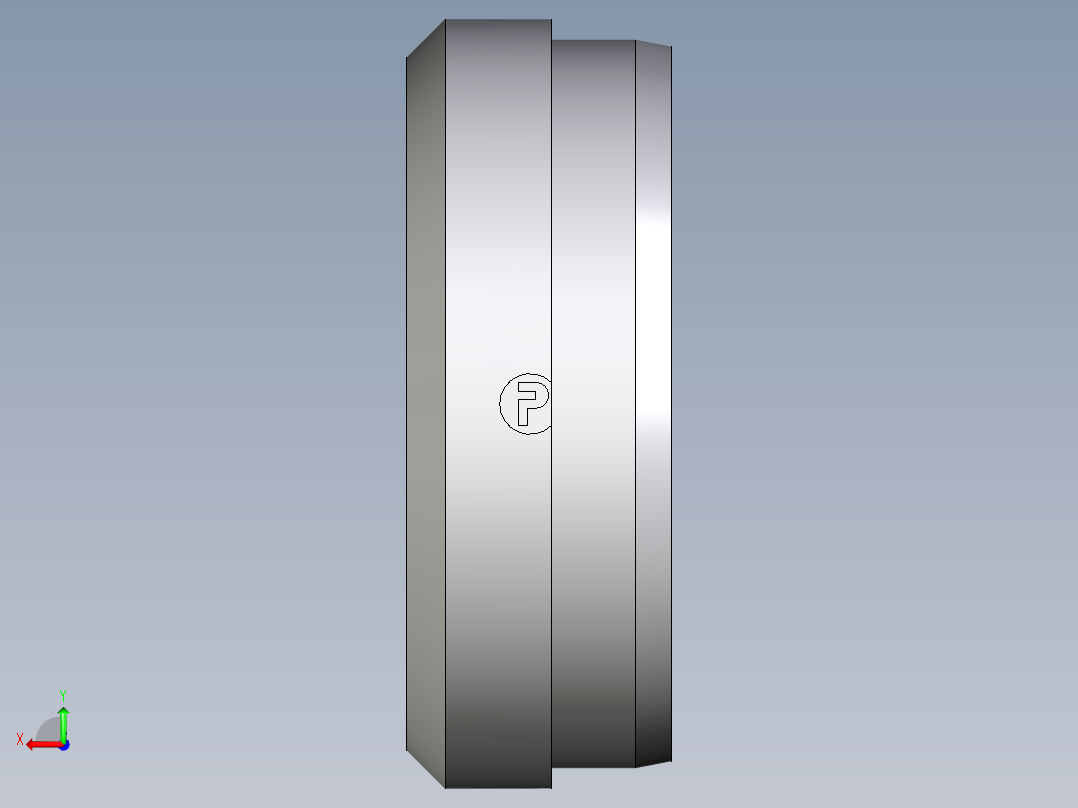 卡套式工业通用硬管接头EO_Progressive_ring_DPR28L71X后视图