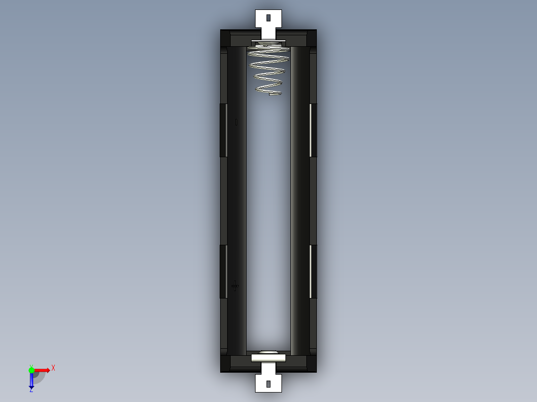 单电池支架SMT俯视图