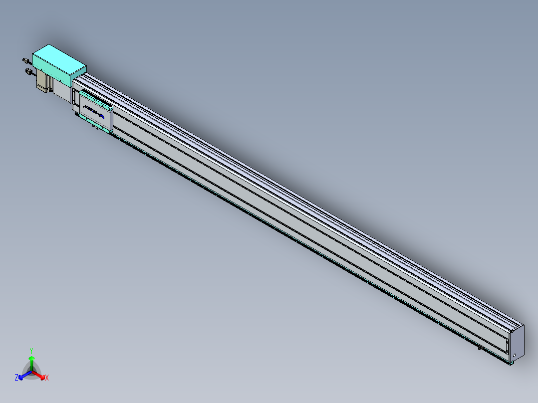 威洛博VBC同步带传动一无尘环境VBC14-L45-S2000-BR-ZP75-C3主视图