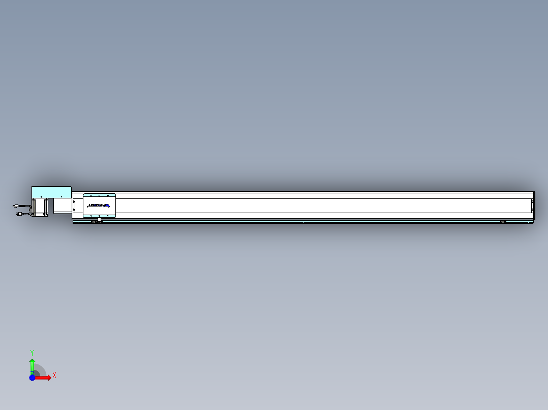 威洛博VBC同步带传动一无尘环境VBC14-L45-S2000-BR-ZP75-C3前视图