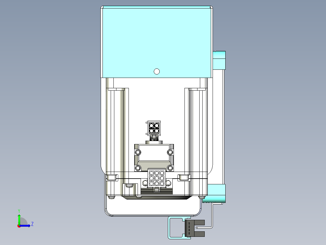 威洛博VBC同步带传动一无尘环境VBC14-L45-S2000-BR-ZP75-C3左视图