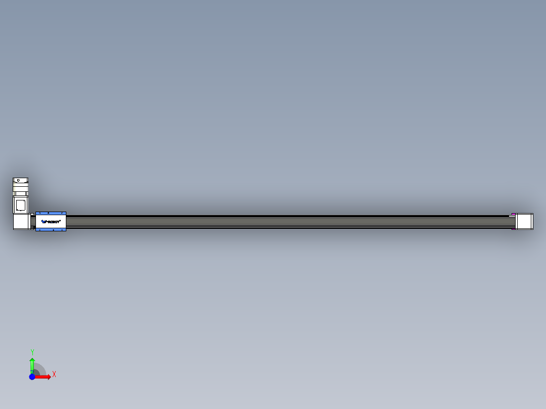 威洛博LB.GB同步带传动--欧规系列GB8-L192-S2600-BR-P75-K前视图