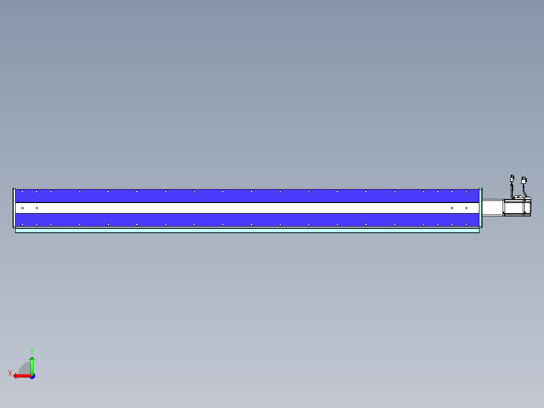 威洛博VC丝杆传动-无尘环境VC14-Lxx-C-S1350-BC-ZP40-C3后视图