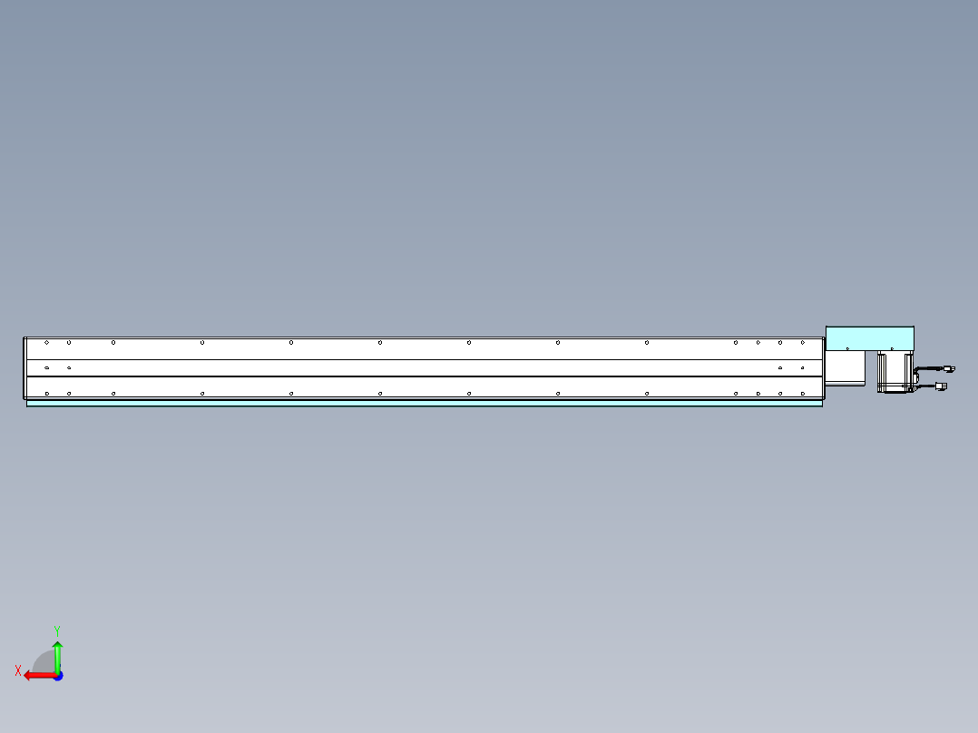 威洛博VBC同步带传动一无尘环境VBC14-L45-S1500-BR-ZP75-C3后视图