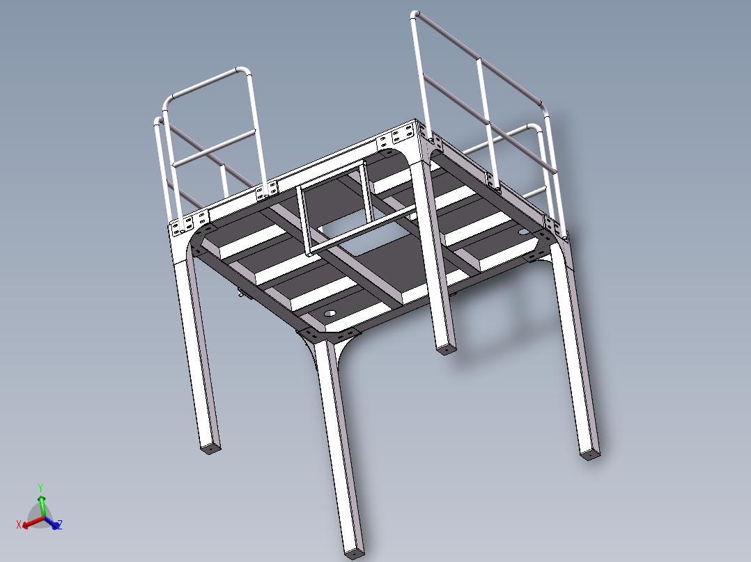 100x100架子主视图