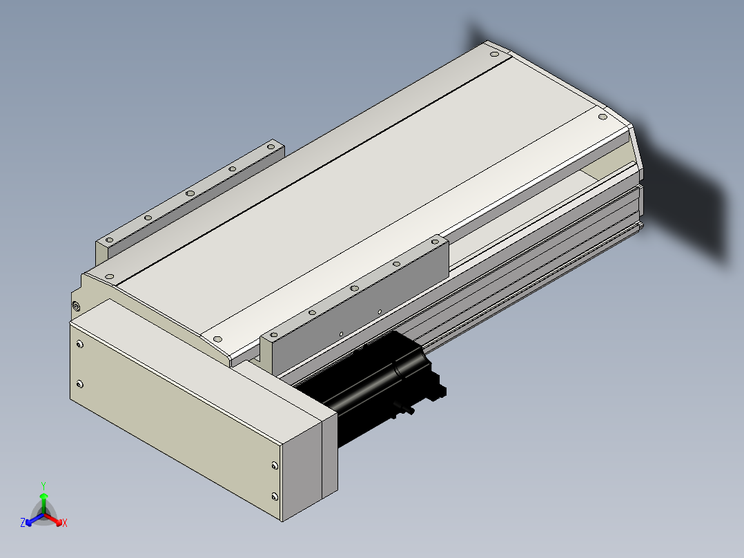 Toyo东佑达直线模组-ETH22-200-BL-400W+煞車主视图